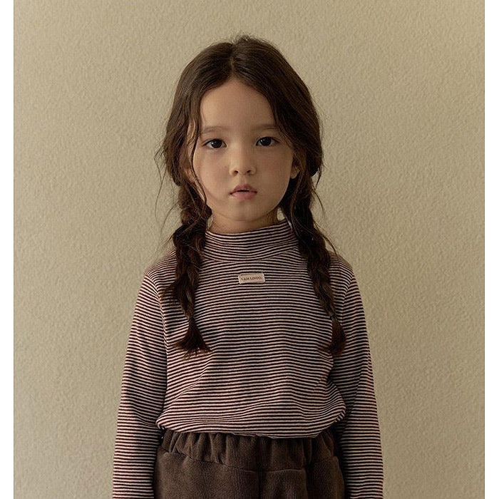 striped mock neck top-LINDO-7