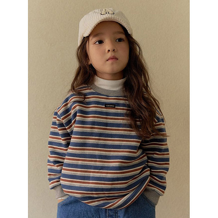 multi stripe T-shirt-LINDO-27