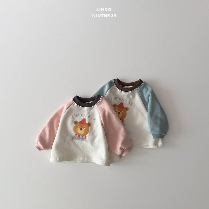 bear raglan T-shirt-LINDO-24