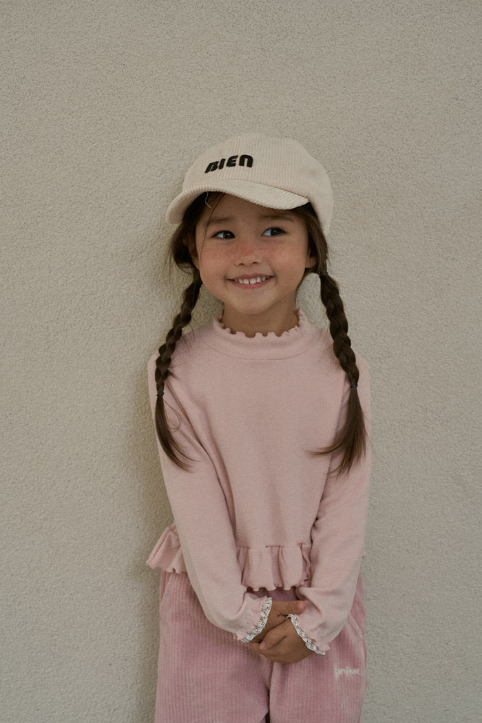 Frill Corduroy T-shirt - momoann - 5