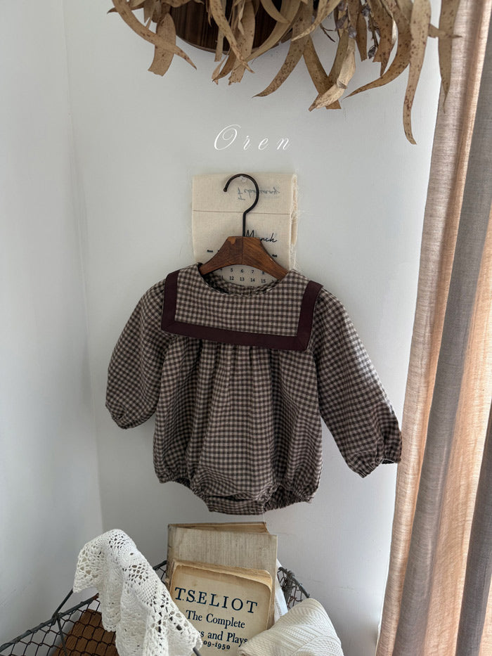 Bobo Check Sailor Suit (Baby) - OREN-5