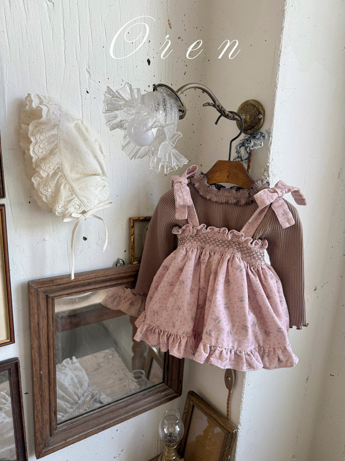 Amelie Smocking Skirt Bloomer (Baby) - OREN-10