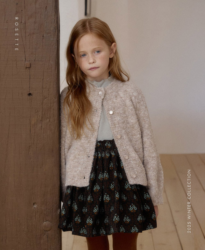 cloud knit cardigan -ROSETTE-1