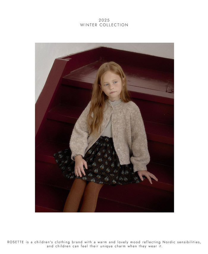 cloud knit cardigan -ROSETTE-1