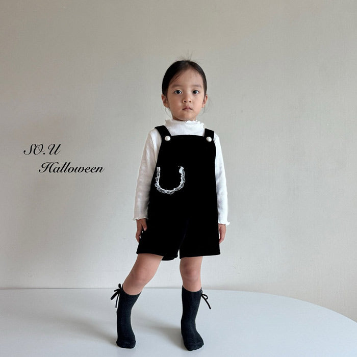 Velvet Pearl Suspender Suit -SO.U-3