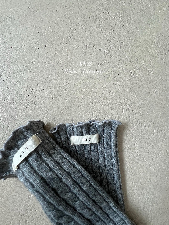 twist knit leg warmers-so.u-11