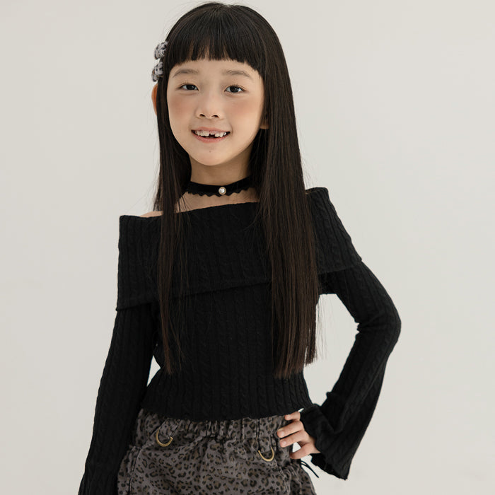 off-shoulder turtleneck knit - zanclover-9