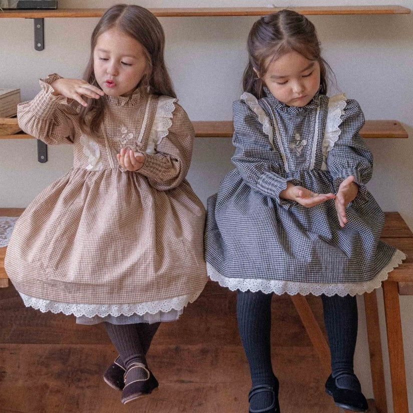 Ange Check Dress OREN-13