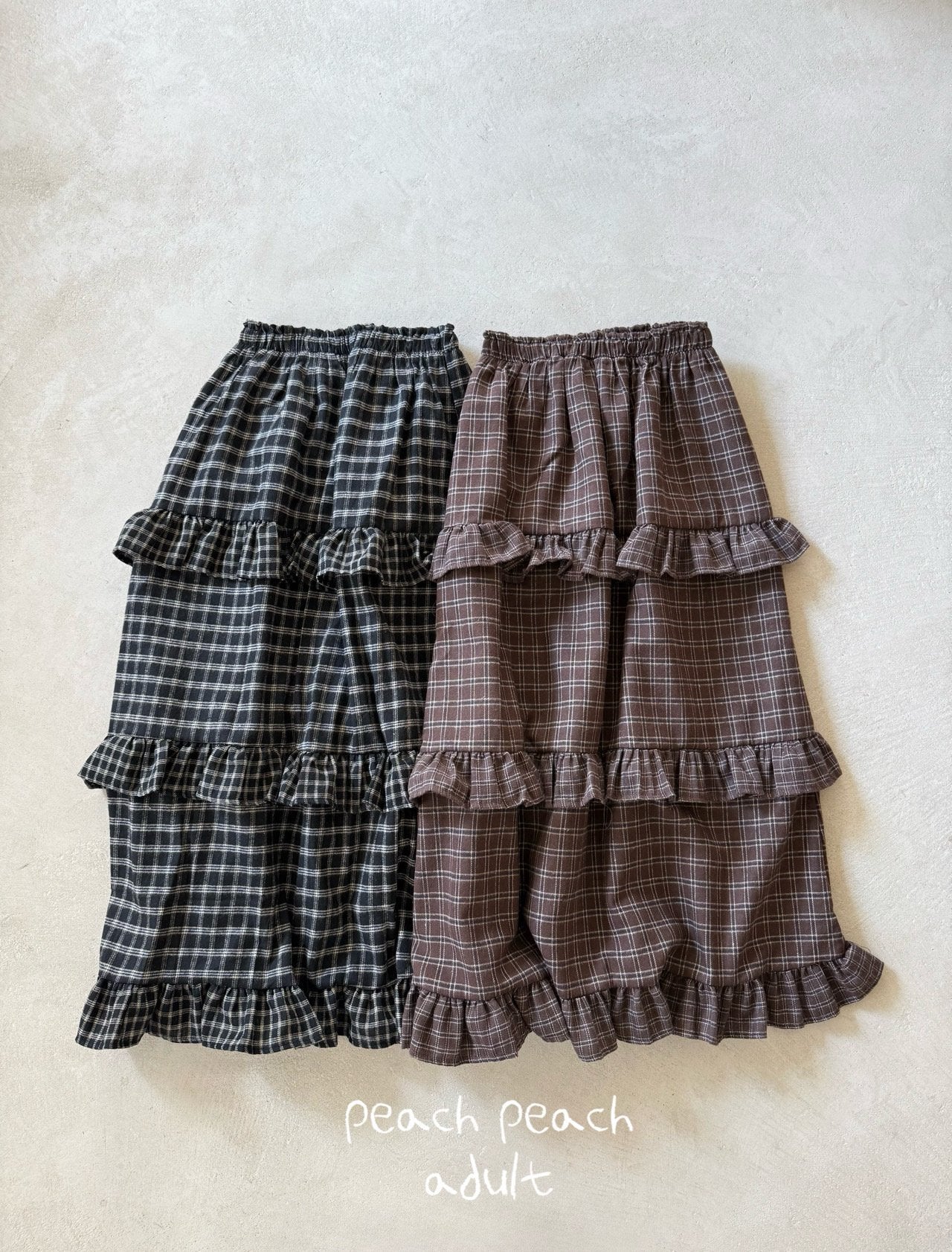 MOM Chocolate Long Skirt peach peach-23