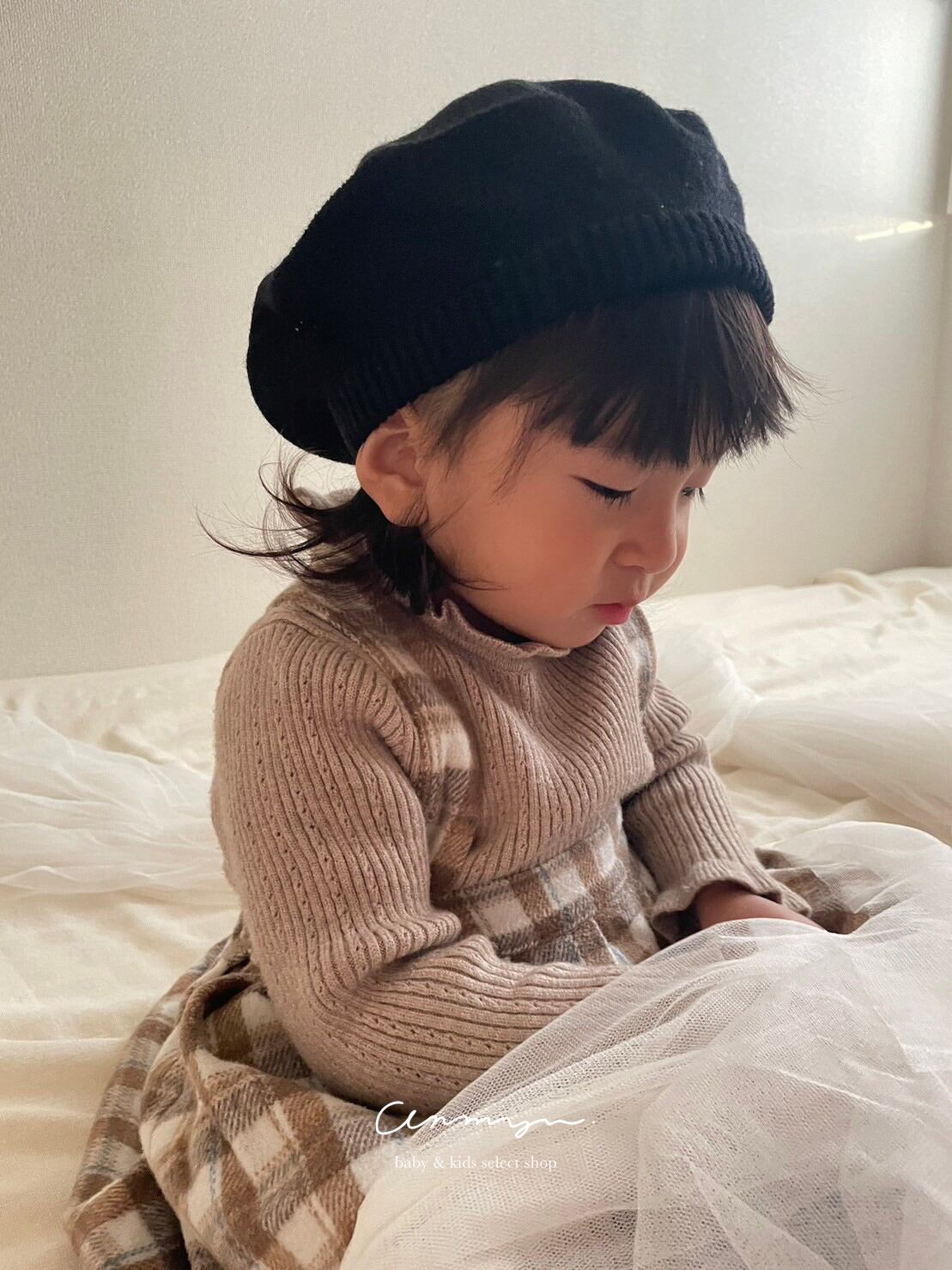 ⚫︎ Knit beret  / Aosta