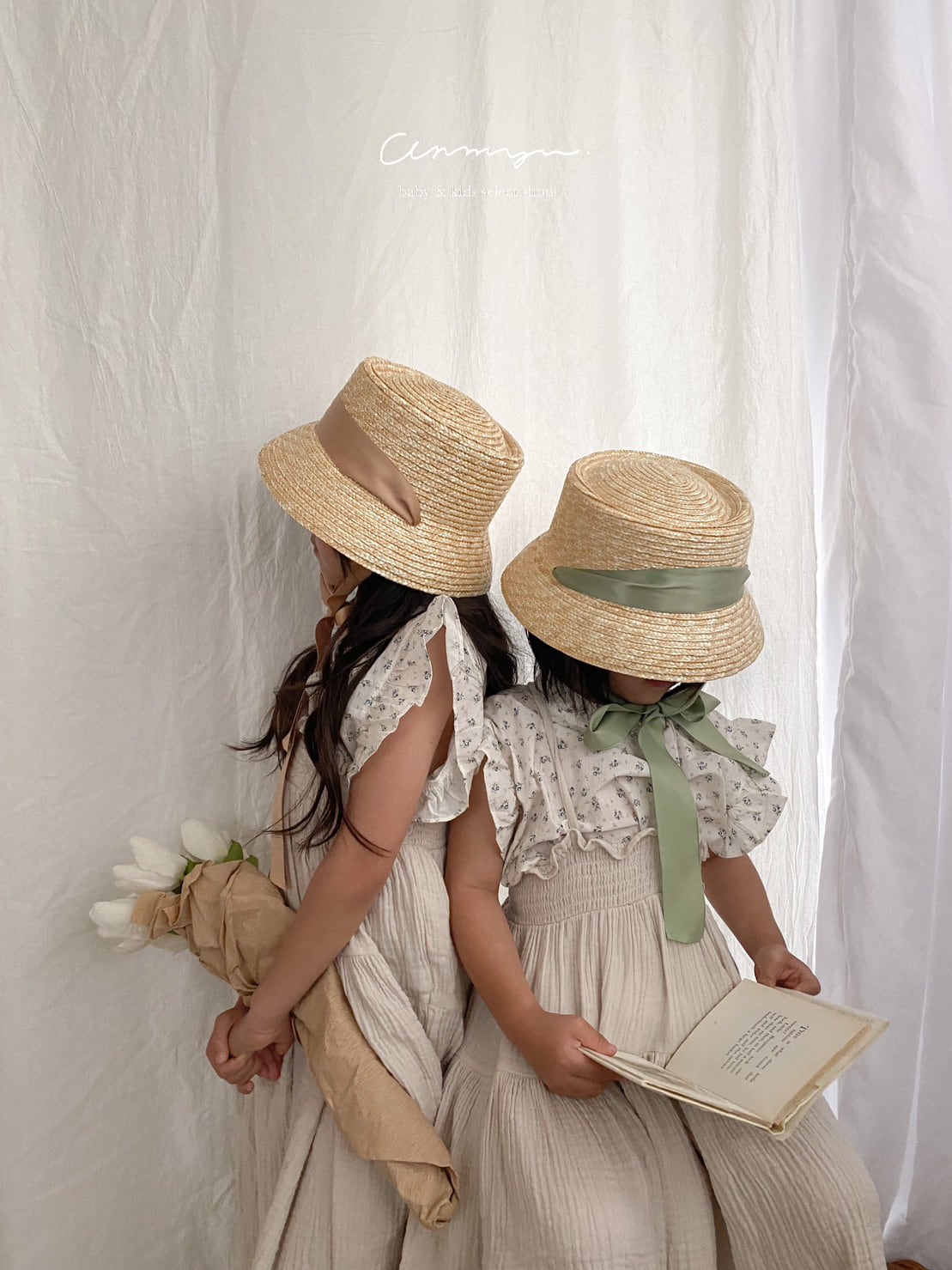 ribbon rattan hat