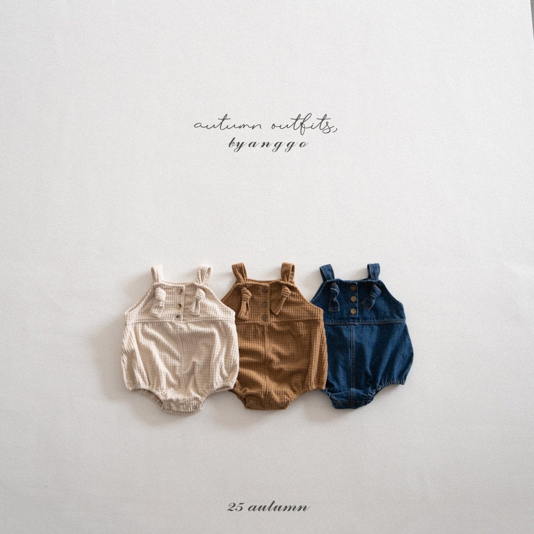 (bebe) Cheese - Overall Romper - anggo-31