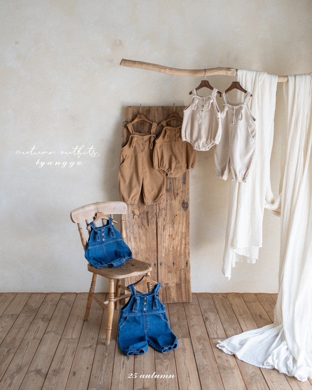 (bebe) Cheese - Overall Romper - anggo-31