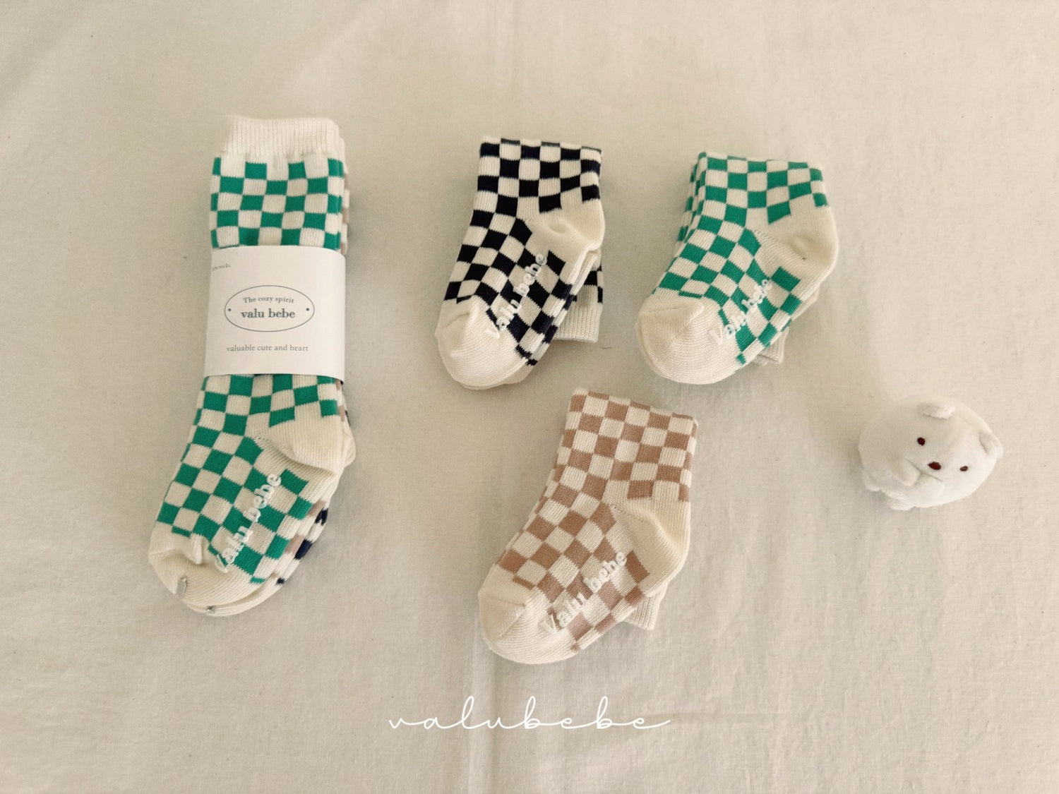 Checker Board Socks (Baby)-valubebe-106