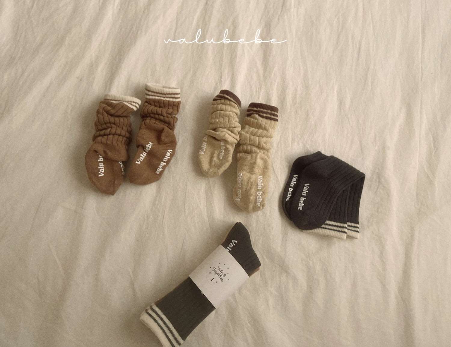Rib Line Socks (Baby/Kids)-valubebe-105