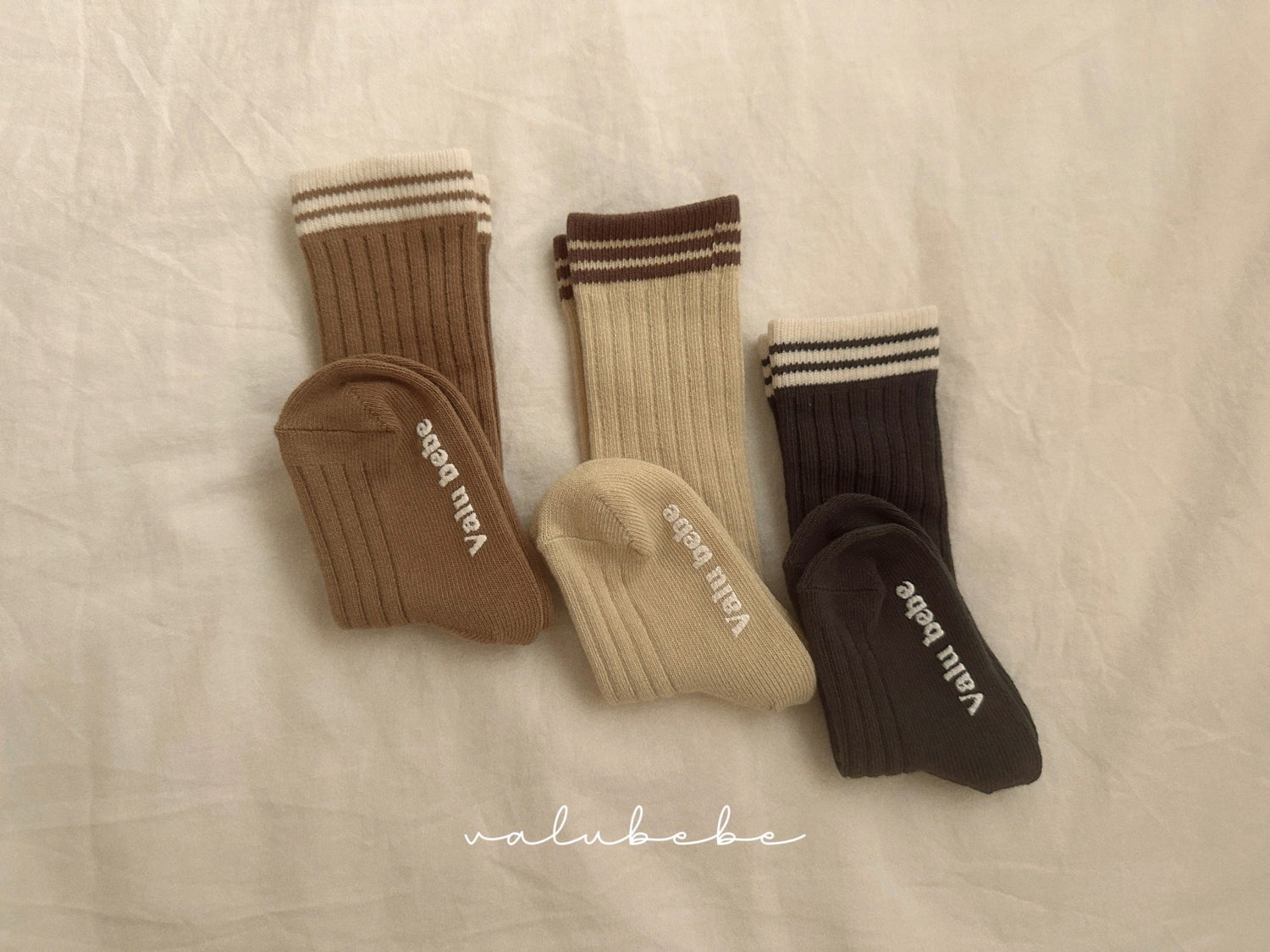 Rib Line Socks (Baby/Kids)-valubebe-105