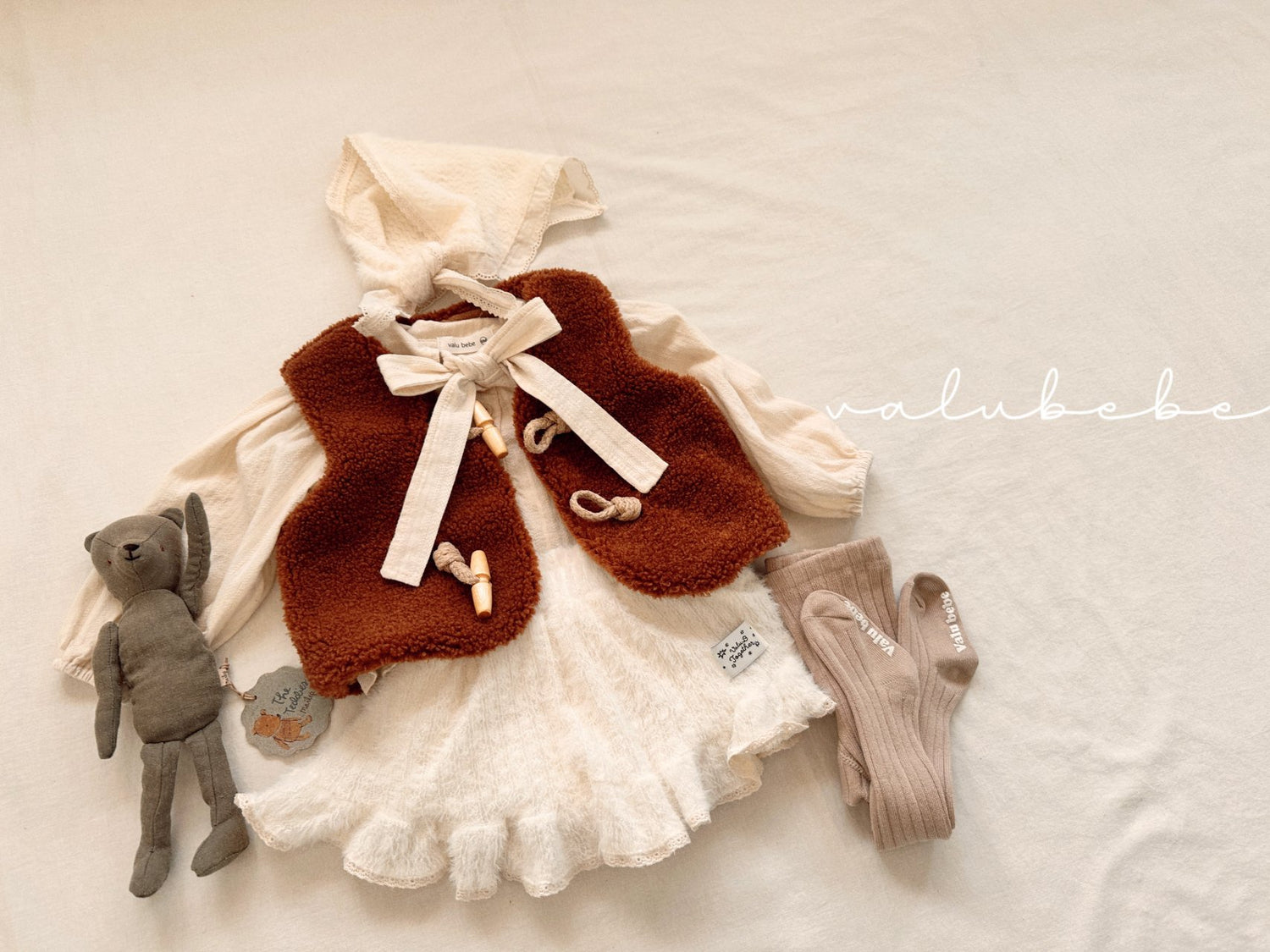 Nette Ribbon Blouse (Baby)-valubebe-100